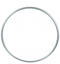 Baby Hoop / Aerial Ring / Lyra - stainless steel, without rigging points