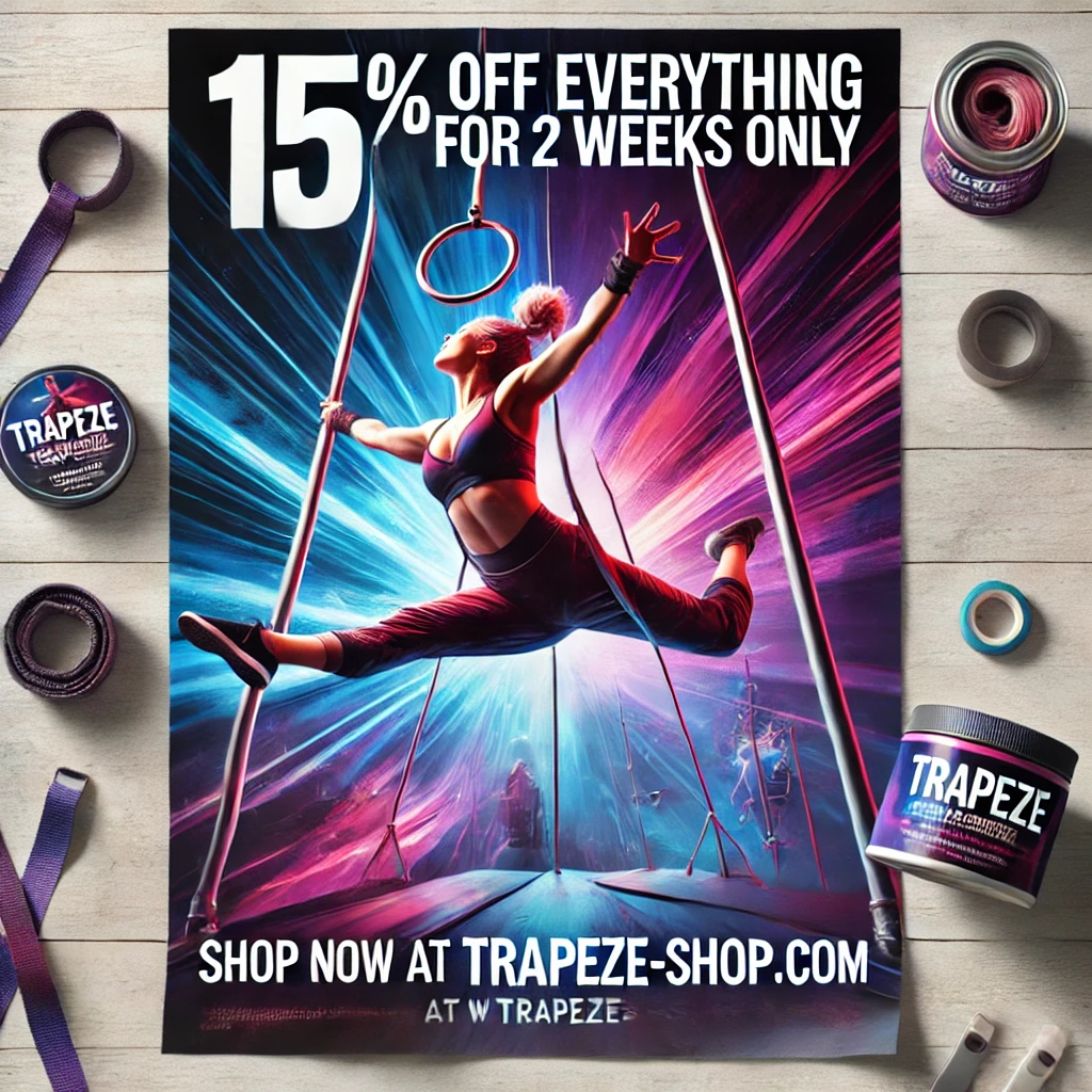 Promotion for trapeze shop